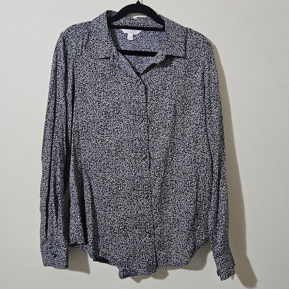 Lauren Conrad Button Front Blouse - Picture 1 of 5